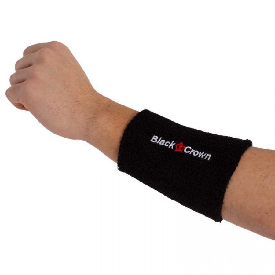 Wristbands Black Crown XXL Black 2 Units  Offer + Cheap
