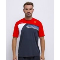 DROP SHOT T-SHIRT GREY INVICTUS PADDLE CLOTHING  PADELPOINT DROP SHOT T-SHIRT GREY INVICTUS PADDLE CLOTHING