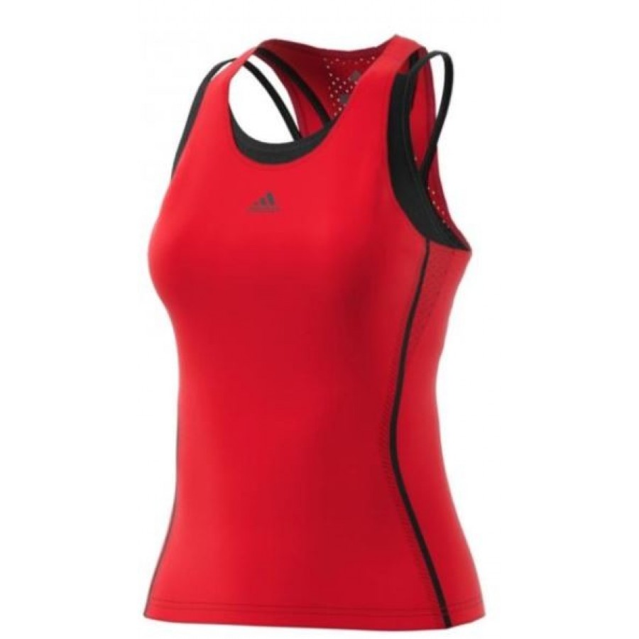 Adidas Barricade Scarlet T-Shirt - Barata Oferta Outlet