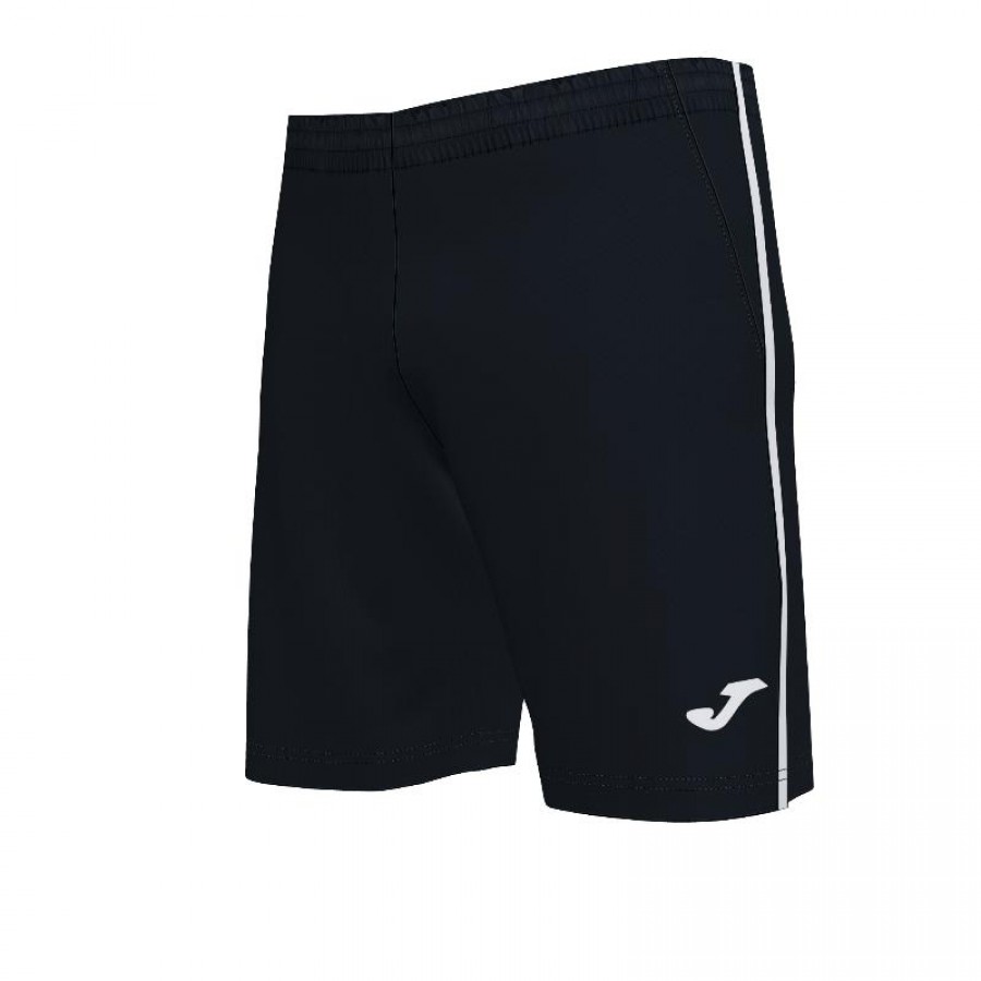 Short Joma Open III Negro Blanco