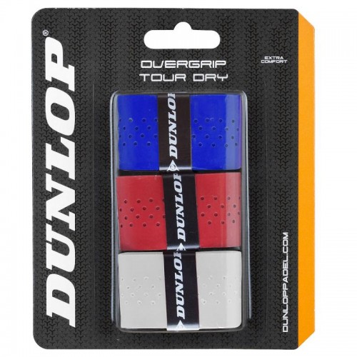 Blister Dunlop 3 Overgrips Tour Dry Colores Blister Dunlop 3 Overgrips Tour Dry Colores