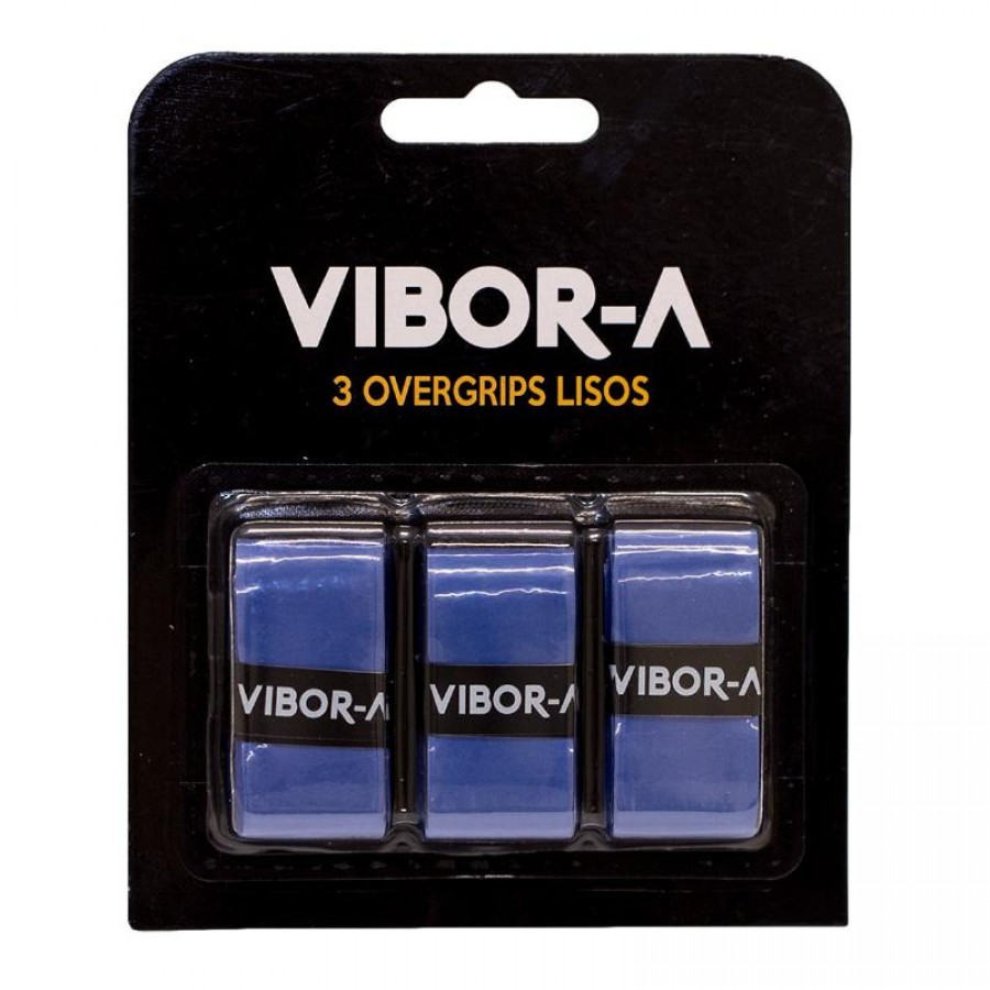 Blister Vibora Pro Smooth Blue 3 Overgrips   PADELPOINT Blister Vibora Pro Smooth Blue 3 Overgrips