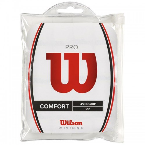Blister Wilson 12 Overgrips Pro Blanco Blister Wilson 12 Overgrips Pro Blanco