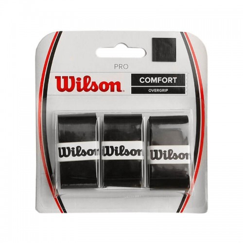 Blister Wilson 3 Overgrips Pro Negro Blister Wilson 3 Overgrips Pro Negro