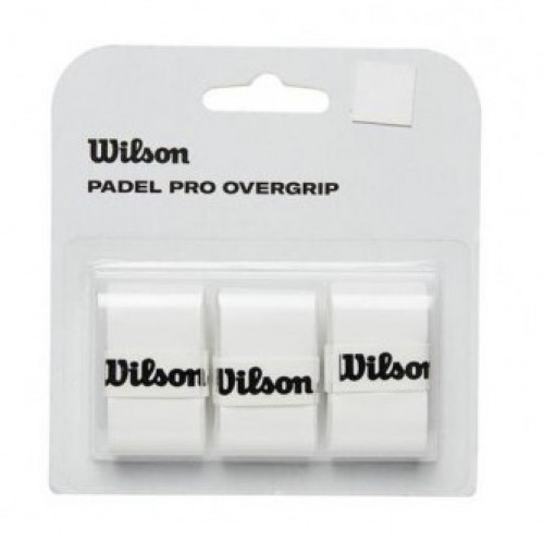 Blister Wilson Padel Pro Blanco 3 Overgrips Blister Wilson Padel Pro Blanco 3 Overgrips