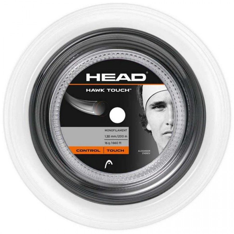 Bobina Cordaje 200m Head Hawk Touch 1,30mm Antracita  Offerta + Economico