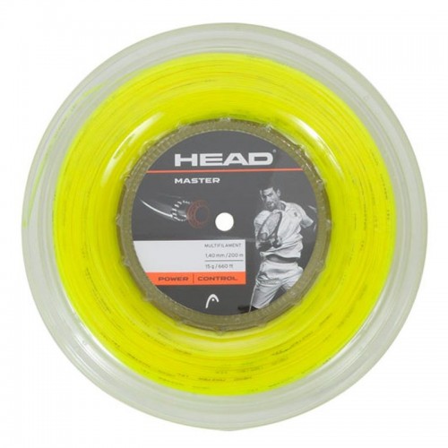 Bobina Cordaje 200m Head Master 1,40mm Amarillo Bobina Cordaje 200m Head Master 1,40mm Amarillo