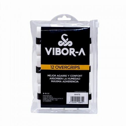 Bolsa Vibora Liso Blanco 12 Overgrips Bolsa Vibora Liso Blanco 12 Overgrips