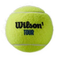 Bote de 4 Pelotas Wilson Tour Premier Tutte le Superfici  Offerta + Economico