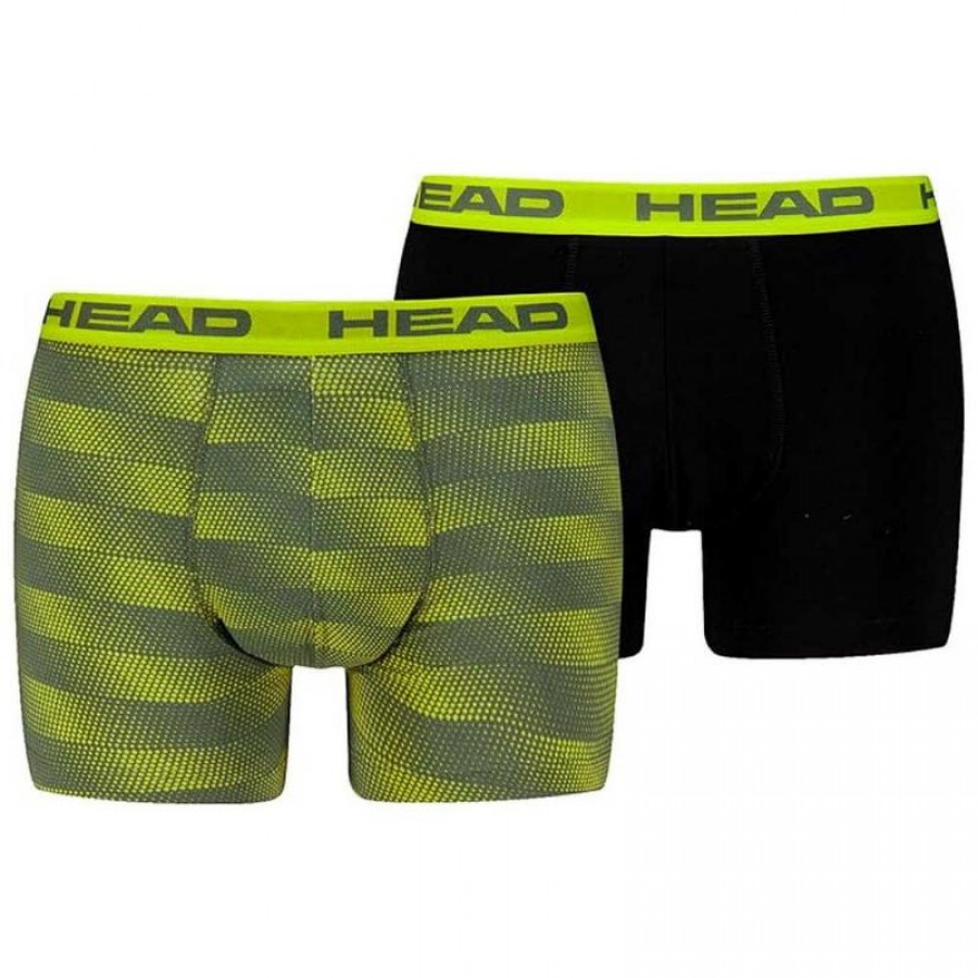 Boxer Head Basic Giallo Nero 2 Unita  Offerta + Economico