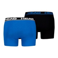 Head Basic Blu Indaco Nero Boxer 2 Unita  Offerta + Economico