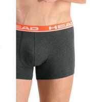 Head Basic Boxer Grigio Rosso 2 Unita  Offerta + Economico