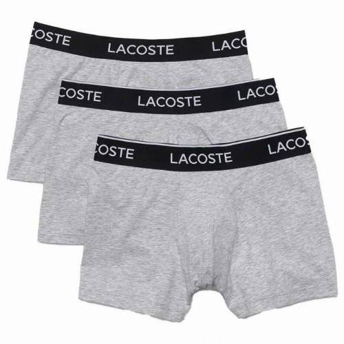 Boxers Lacoste Casual Gris Vigore 3 Unidades Boxers Lacoste Casual Gris Vigore 3 Unidades