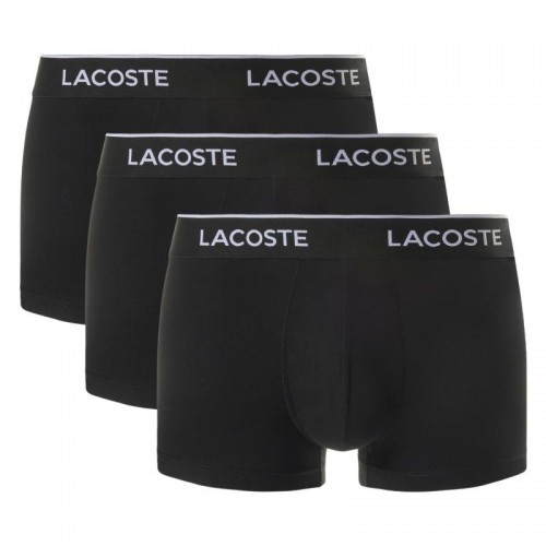 Boxers Lacoste Negro 3 Unidades Boxers Lacoste Negro 3 Unidades