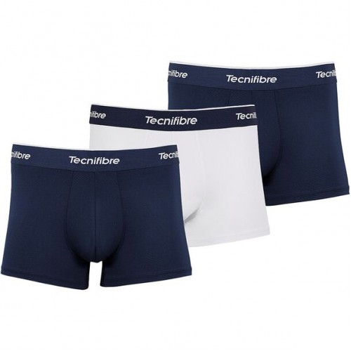 Boxers Tecnifibre Blanco Marino 3 Unidades Boxers Tecnifibre Blanco Marino 3 Unidades