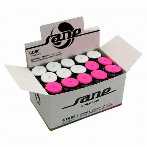 Caja Overgrips Sane Core Lisos Multicolor 45 Unidades