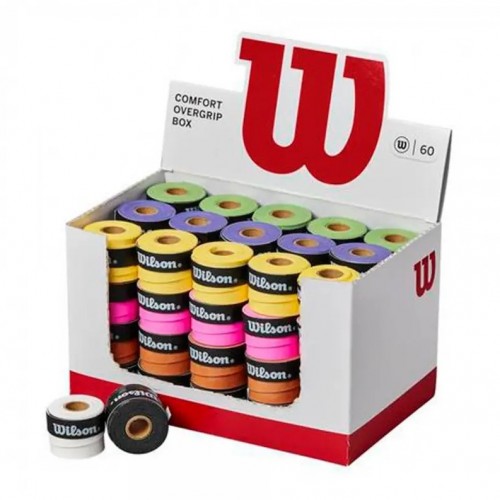Caja Wilson Comfort Colores 60 Overgrips Caja Wilson Comfort Colores 60 Overgrips