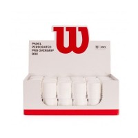 Wilson Pro Padel Box Perforato Bianco 60 Overgrip  Offerta + Economico