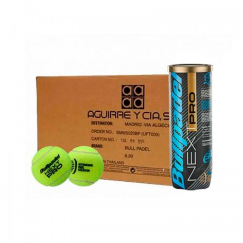 Cajon 72 Pelotas - 24 Botes de 3 uds - Bullpadel FIP Next Pro Cajon 72 Pelotas - 24 Botes de 3 uds - Bullpadel FIP Next Pro