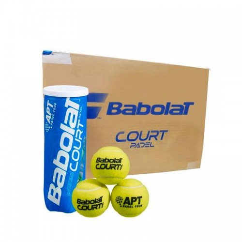 Cajon 72 Pelotas - 24 Botes de 3 uds Babolat Court Padel Cajon 72 Pelotas - 24 Botes de 3 uds Babolat Court Padel