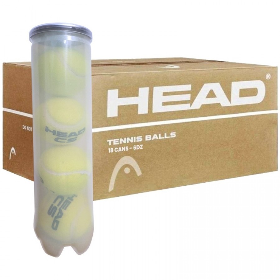 Cajon 72 Pelotas - 18 Botes de 4 uds - Head CS  Oferta + Barato