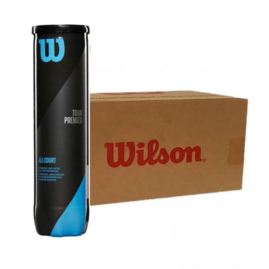 Cajon 72 Pelotas - 18 Boxes of 4 Uds - Wilson Tour Premier All Court  Offer + Cheap