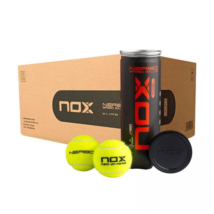 Cajon 72 Pelotas - 24 Botes de 3 uds - Nox Nerbo  Offerta + Economico