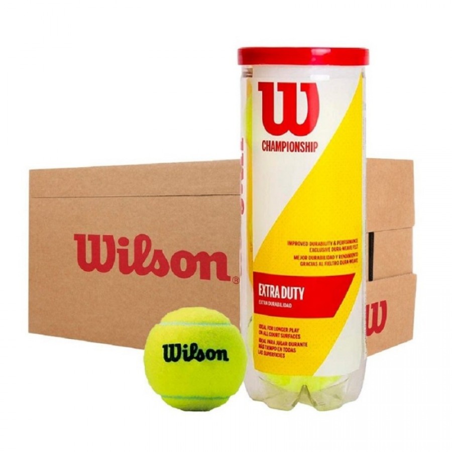 Cajon 72 Pelotas - 24  Botes de 3 uds - Wilson Championship Extra Duty  Offer + Cheap