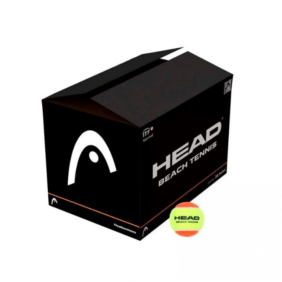 Cajon Head Pelotas Beach Tenis 36 Unidades  Oferta + Barato