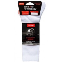 Nox Pro Chaussettes Blanches Rouges 1 Paire  Offre - Pas cher