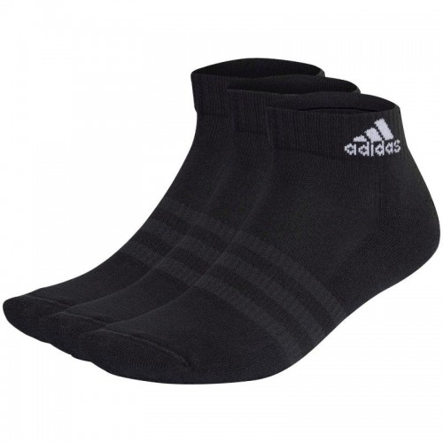 Calcetines Adidas Cushioned Cortos Negro 3 pares Calcetines Adidas Cushioned Cortos Negro 3 pares
