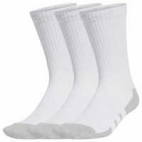 Calcetines Adidas Essentials Cushioned Crew Blanco Gris 3 Pares  Oferta + Barato