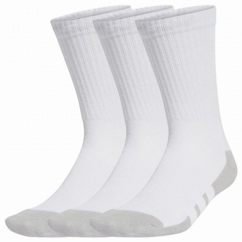 Calcetines Adidas Essentials Cushioned Crew Blanco Gris 3 Pares Calcetines Adidas Essentials Cushioned Crew Blanco Gris 3 Pares