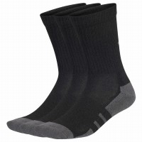 Calcetines Adidas Essentials Cushioned Crew Negro Gris 3 Pares  Oferta + Barato