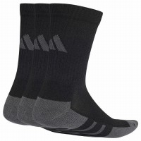 Calcetines Adidas Essentials Cushioned Crew Negro Gris 3 Pares  Oferta + Barato