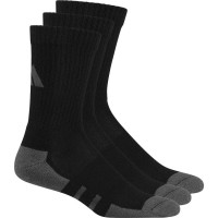 Calcetines Adidas Essentials Cushioned Crew Negro Gris 3 Pares  Oferta + Barato