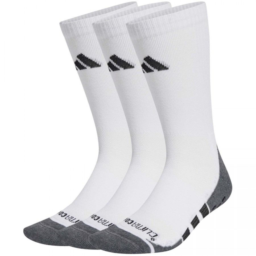 Calcetines Adidas Performance Climacool Crew Blanco Gris 3 Pares  Offre - Pas cher
