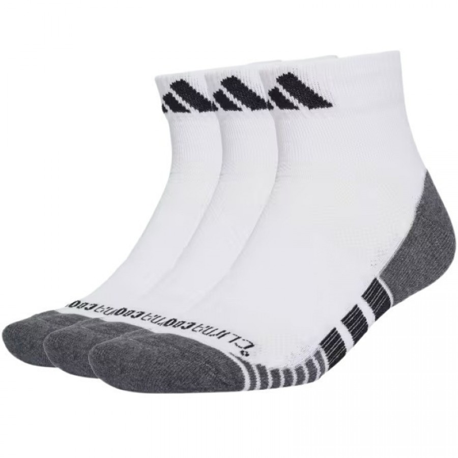 Calcetines Adidas Performance Climacool Quarter Blanco 3 Pares  Offer + Cheap