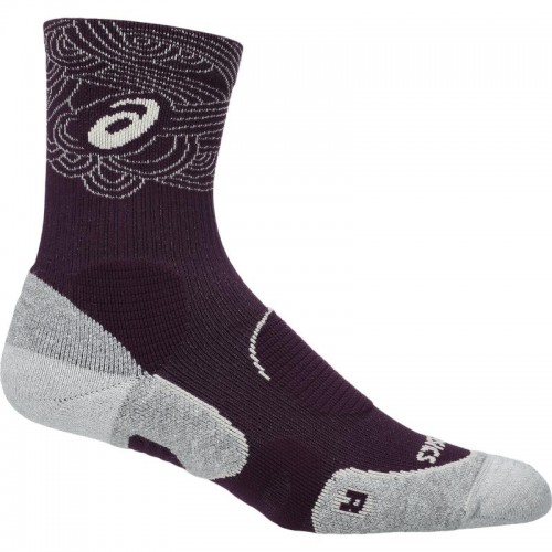Calcetines Asics Crew Court Tennis Granate Oscuro 1 Par