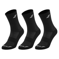 Calcetines Babolat Medio Negro 3 Pares