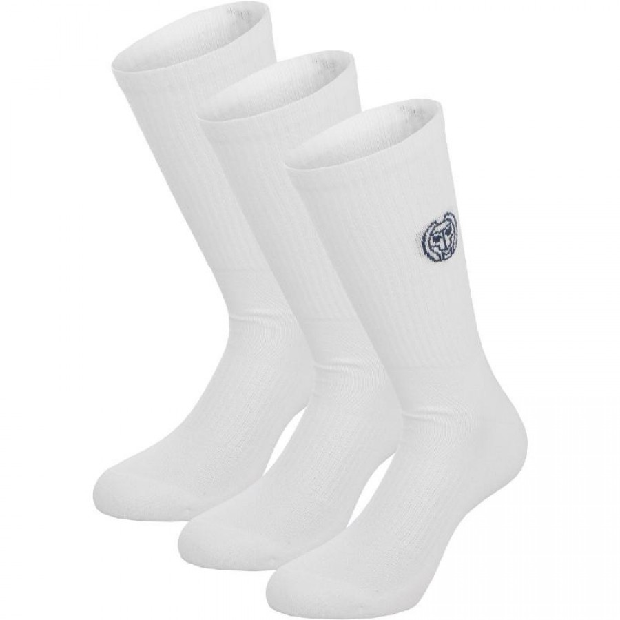 Calcetines Bidi Badu Don Carlito Crew Move Blanco 3 Pares  Oferta + Barato