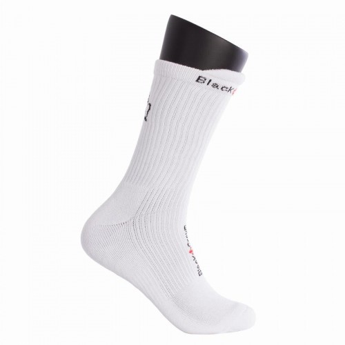 Calcetines Black Crown Premium Altos Blanco 1 Par Calcetines Black Crown Premium Altos Blanco 1 Par