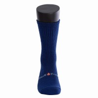 Chaussettes noires Crown Pro High bleu marine 1 paire  Offre - Pas cher