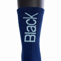 Chaussettes noires Crown Pro High bleu marine 1 paire  Offre - Pas cher