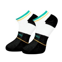 Cartri Adriano Crew White Black Socks 1 Pair  Offer + Cheap