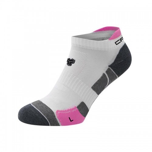 Calcetines Cartri Axel Crew Blanco Fucsia 1 Par Calcetines Cartri Axel Crew Blanco Fucsia 1 Par