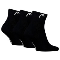 Calcetines Head All Sports Quarter Negro 3 Pares  Oferta + Barato