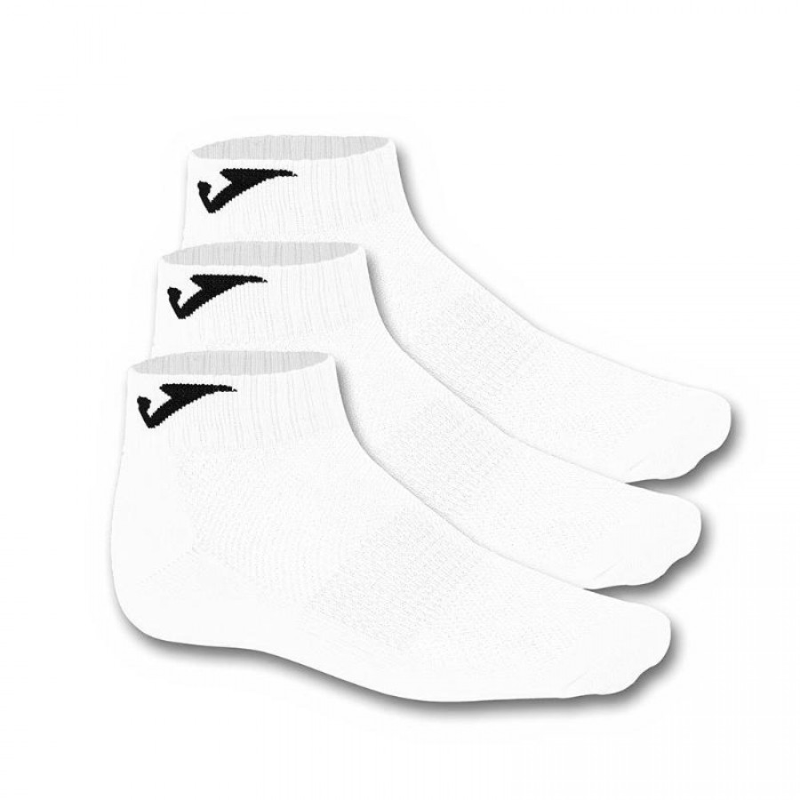 Joma Cheville Chaussettes Blanches 3 Paires  Offre - Pas cher