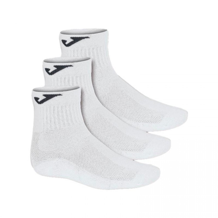 Joma Meias Medias Brancas 3 Pares