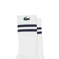 Lacoste Sport High Cut Socks Navy White 1 Pair  Offer + Cheap
